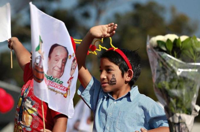 The characters of the Mexican comedian captivated children and adults alike, writes Ceballos [Getty Images]