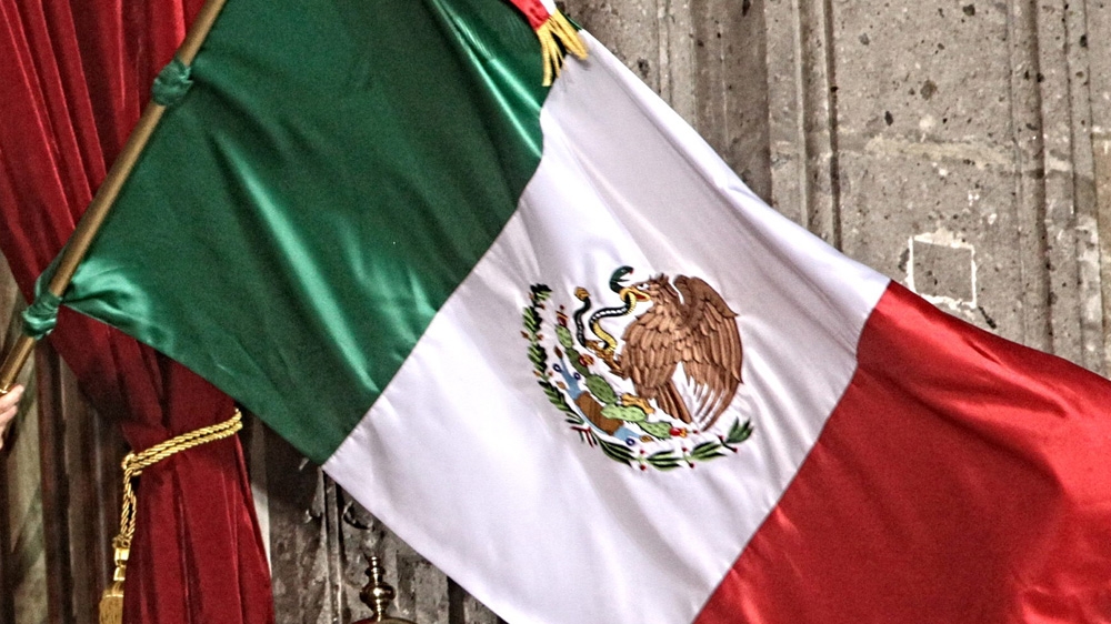 Mexican flags