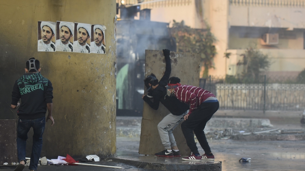 Protests demanding release of Sheikh Ali Salman, secretary general of the leading opposition grouping Al-Wefaq
