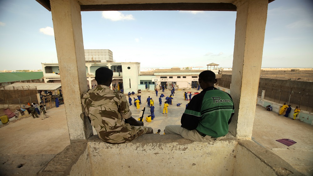Some Somalis were repatriated from foreign jails and are now held here in Bossasso Prison in northeast Somalia [Amed Farah/Al Jazeera]
