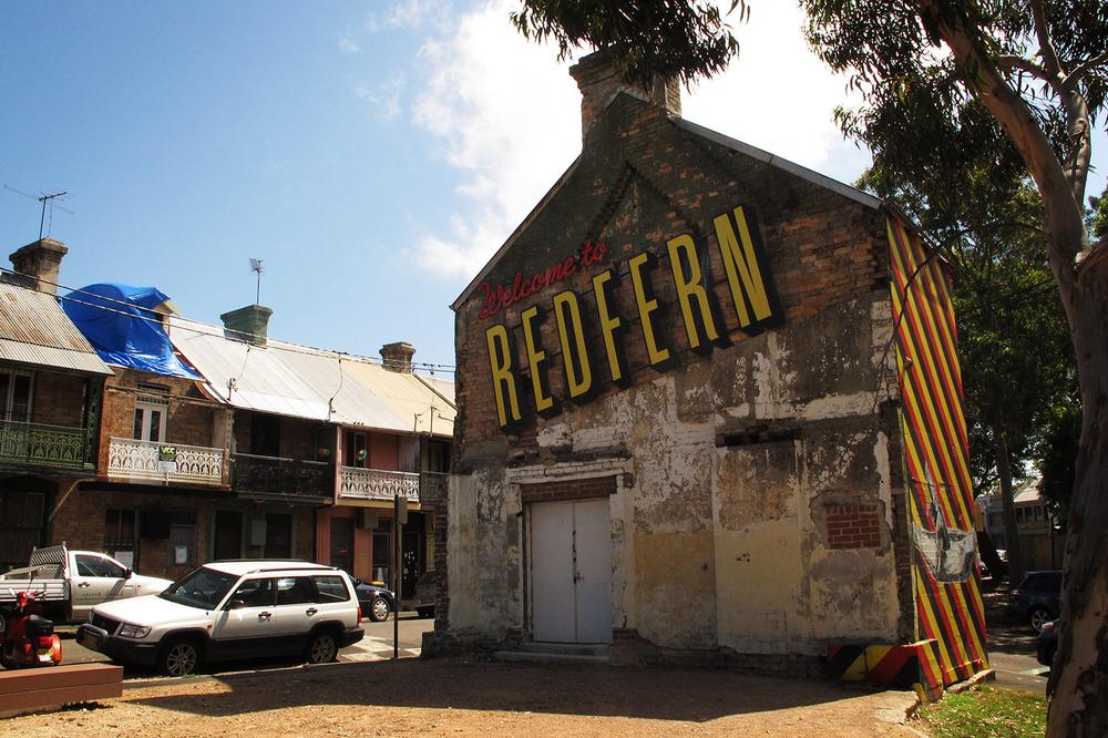 The inner-city suburb of Redfern is undergoing a rapid gentrification process. Hundreds of its original Aborigines inhabitants have already been forced to move to the outer suburbs.