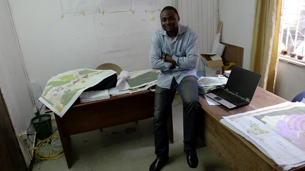 Macnight Ngwese from the Centre for Environment & Development [Hugh Hartford / Al Jazeera]