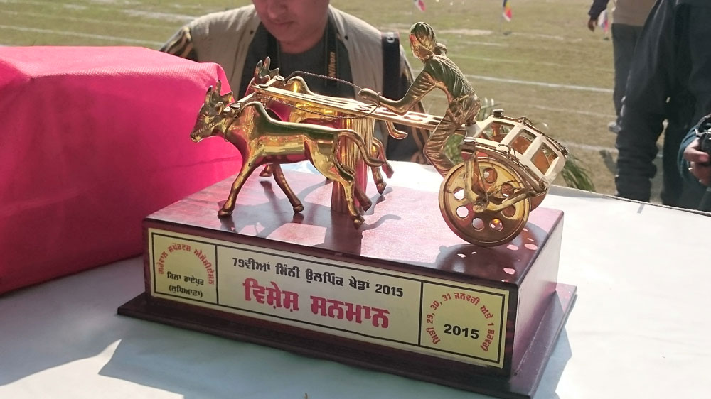 Authorities banned the popular bullock cart race on the eve of the event. This year, the trophy remains unclaimed [T. Thomas Koshy/Al Jazeera]