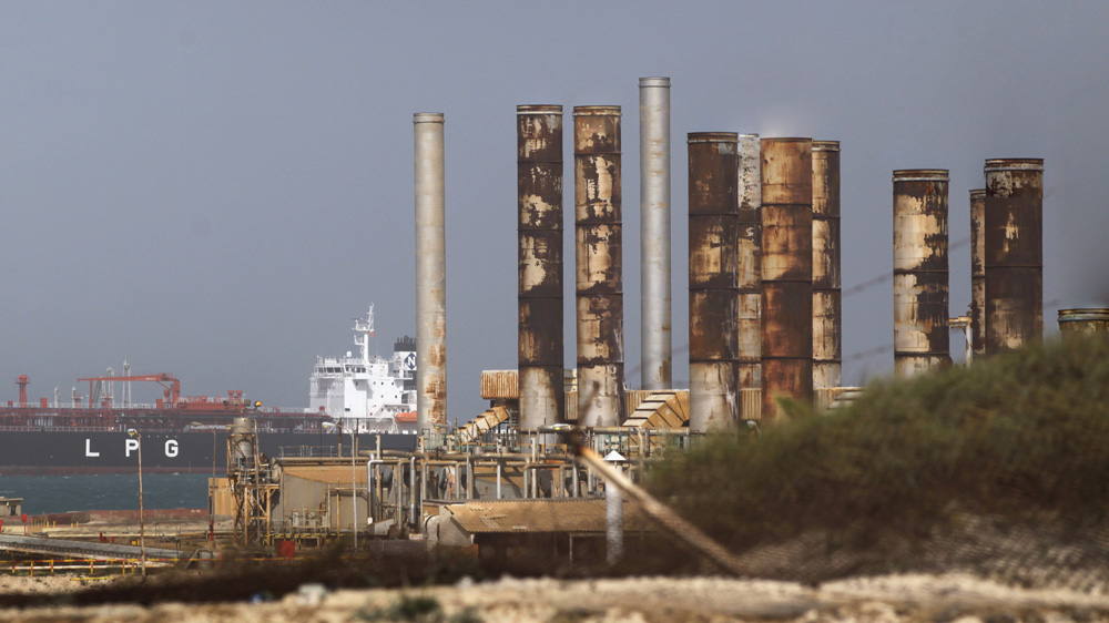 Libya oil infographic