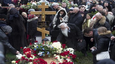 Thousands attended the funeral of Boris Nemtsov [AP]