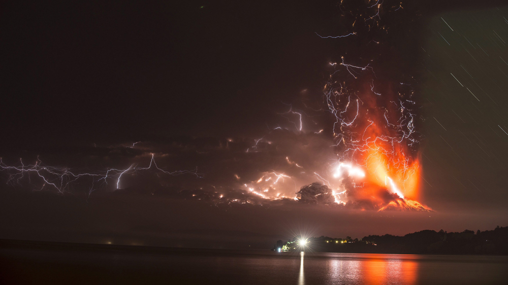 At least 5,000 people had evacuated from the area and an evacuation radius of 20km has been established [EPA]