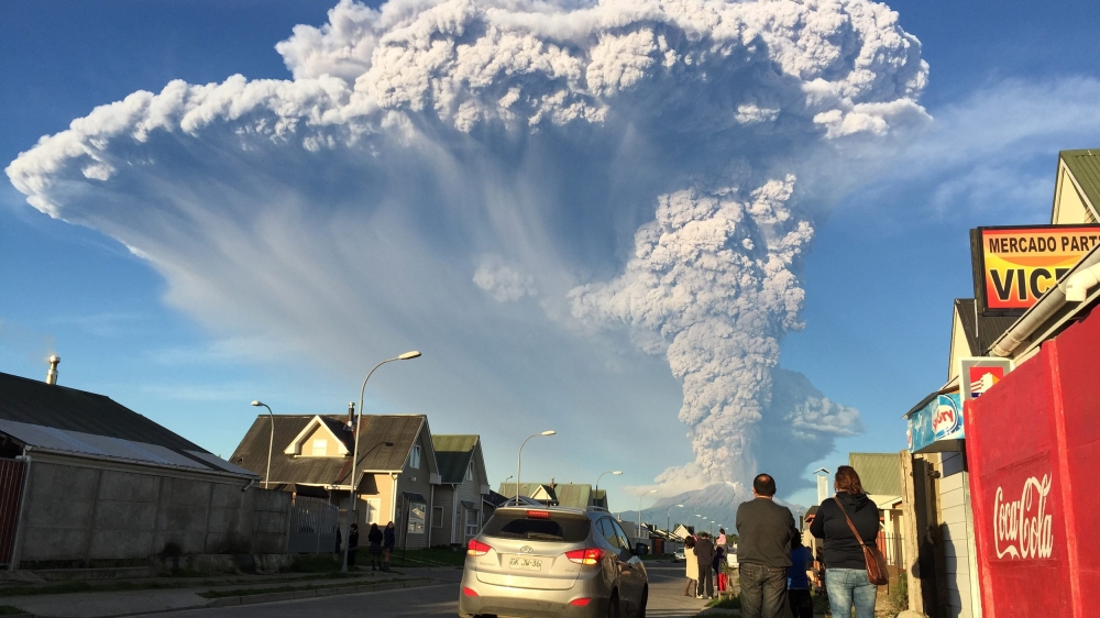 Calbuco last erupted in 1972 and is considered one of the top three most potentially dangerous among Chile's 90 active volcanos [EPA]