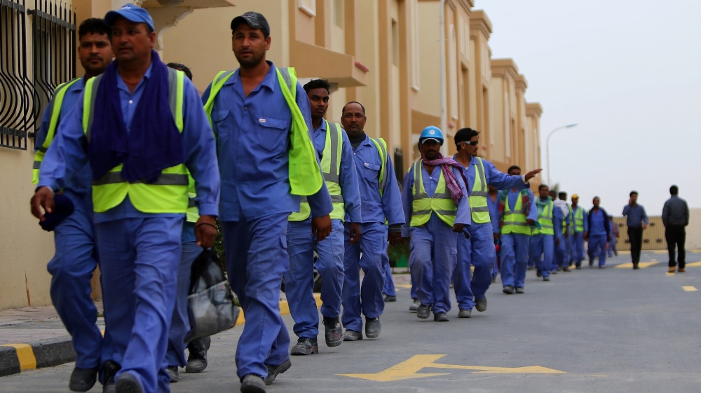 Qatar's human rights record was questioned by many after it was awarded the 2022 World Cup [AFP]
