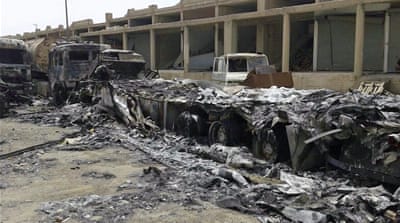 Palmyra's north after ISIL's takeover on Thursday [Nasser/Al Jazeera]