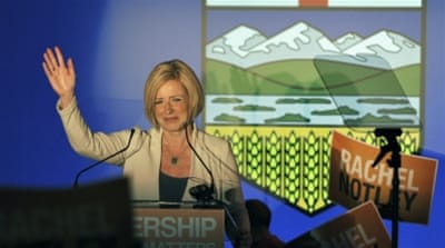 Alberta NDP leader Rachel Notley [REUTERS]