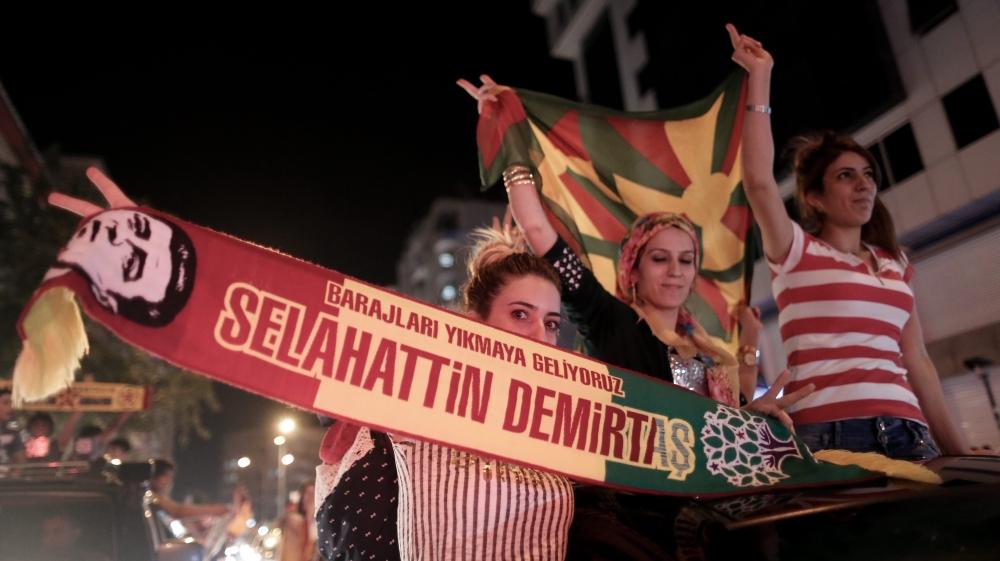Reaction on Turkish general elections in Diyarbakir