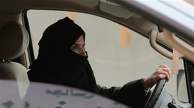 Muna Abusulayman, left, said that if women are elected to office, they will be able to amend laws that are unfavourable to the country's female population [Getty Images]