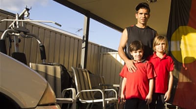 Rocky Loo and his partner are trying to become a good example for their children [Royce Kurmelovs/Al Jazeera]