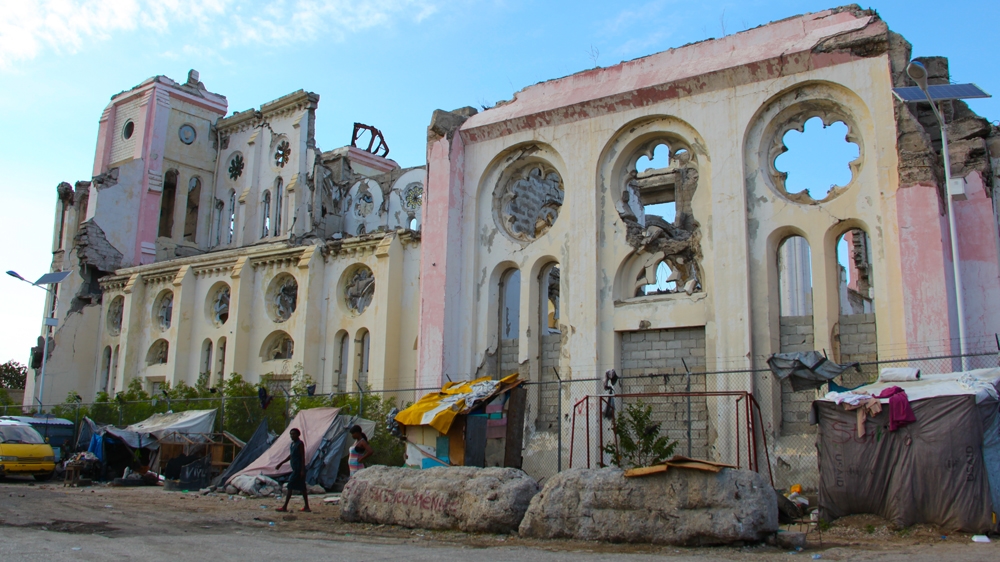 The National Cathedral in Port-au-Prince is still in ruins after the 2010 earthquake [Allison Griner]