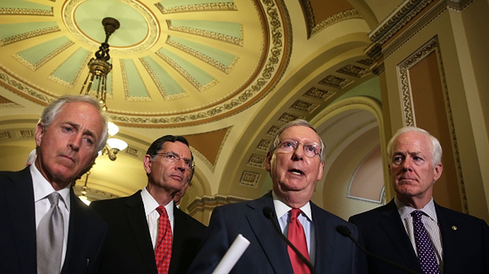 Republican Senators Address The Media