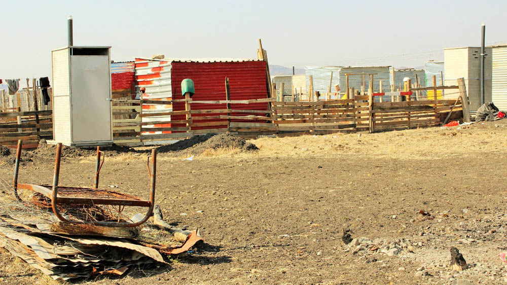 The new stands of Nkaneng settlements, where some of the injured miners live, are ever expanding [Tendai Marima/Al Jazeera]