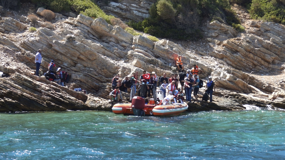 An estimated 250,000 migrants have already crossed the Mediterranean this year to Italy and Greece [AP]