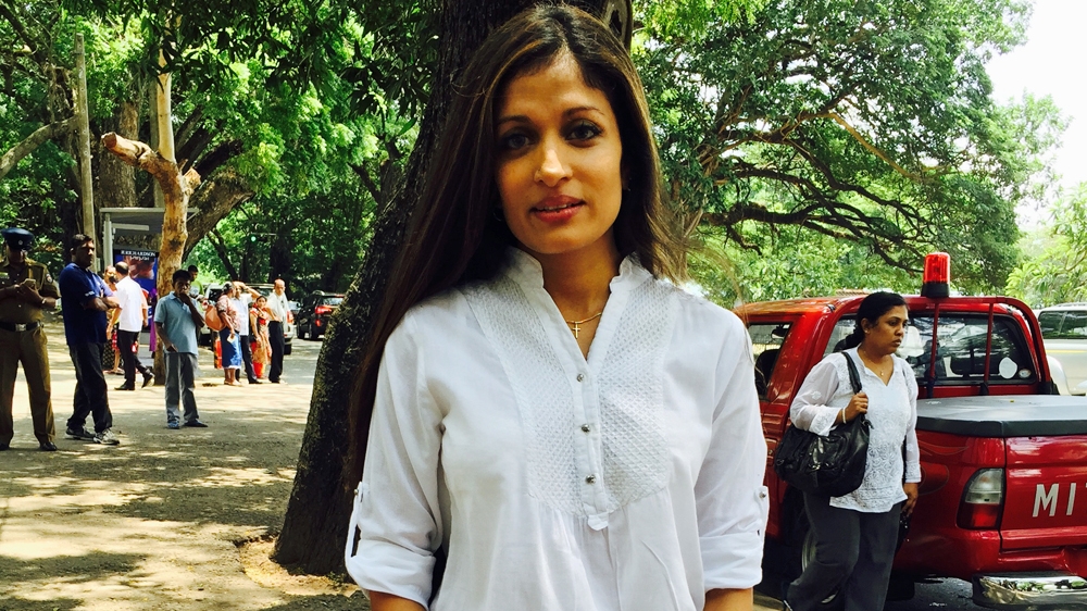 Lawyer Neshani Jayamaha Dahanayake said she still has not seen progress since the January election of Prime Minister Wickremasinghe  [Arpit Goel/Al Jazeera]     