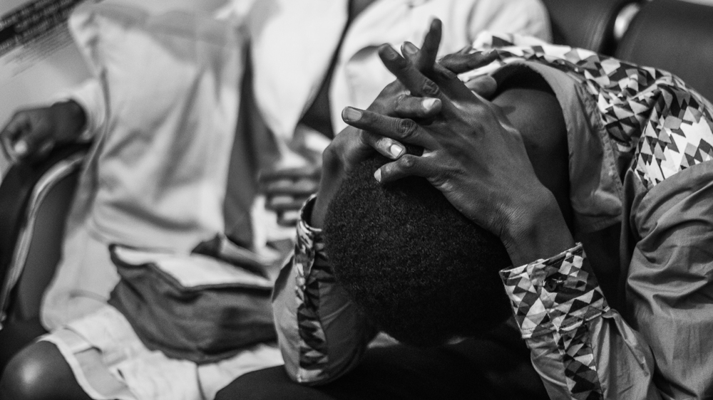 Mary with her brother, Seyi [Logor Olumuyiwa Adeyemi/Al Jazeera]