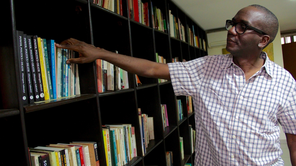 As the managing director of Pearson Nigeria, Muhtar Bakare may be in the ideal position to affect the change he wants. But he firmly believes that change must start from within Nigerians themselves [Femke van Zeijl/Al Jazeera]