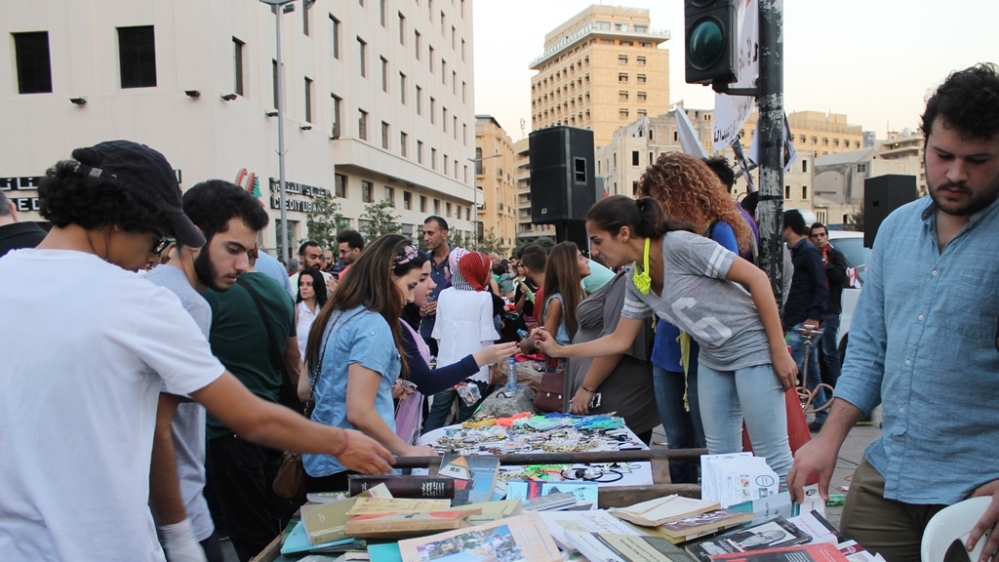 'This is the first time since the end of the [civil] war we have seen an impromptu, popular, grassroots market in the area,' said Lina Khatib [Martin Armstrong/Al Jazeera]