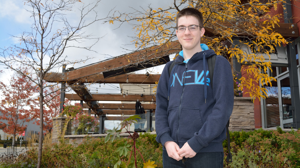 Tanner Parkinson, 20, student [Fadi al-Harbi/Al Jazeera]