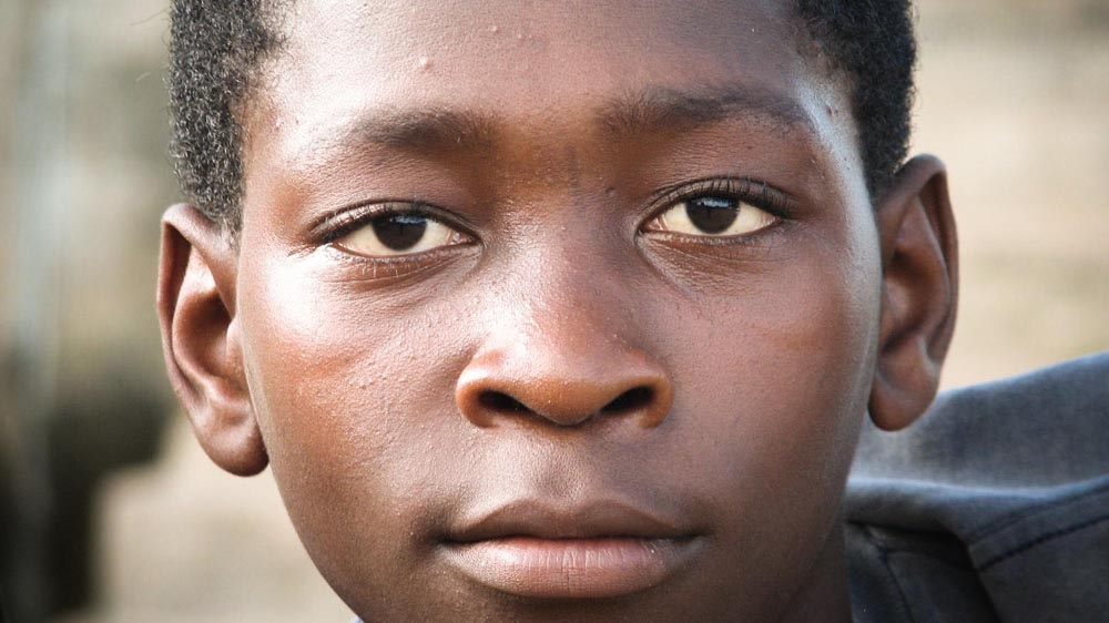 Felix chose this photo of his friend Samson as one of his favourites because, he says, it reminds him of his past [Felix Rana/Al Jazeera]