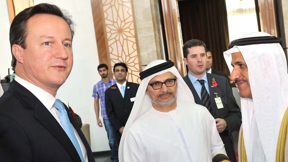Cameron is said to have come under pressure from Gulf countries to crackdown on their opponents in the UK [EPA]