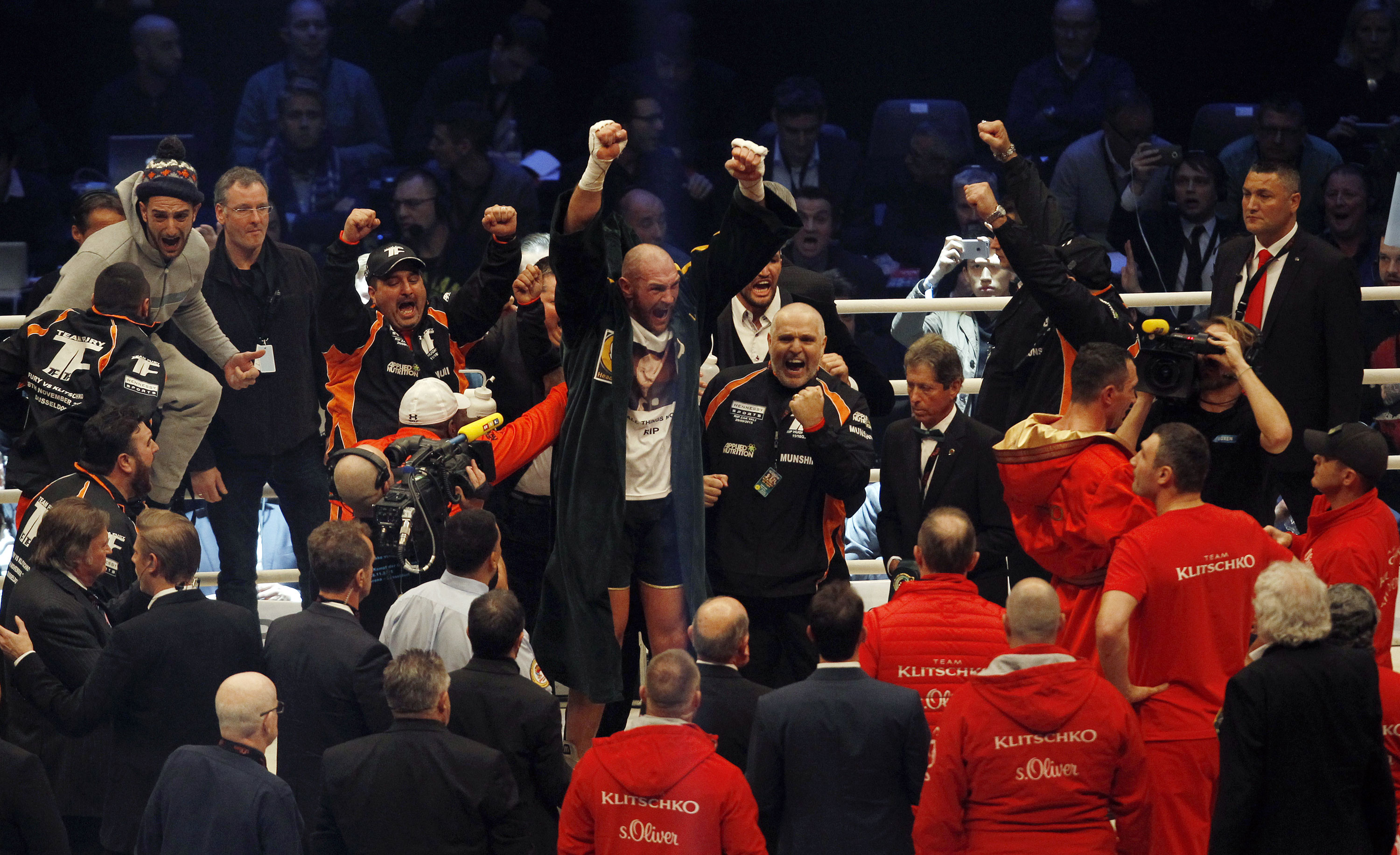Boxing match Fury vs Klitchko