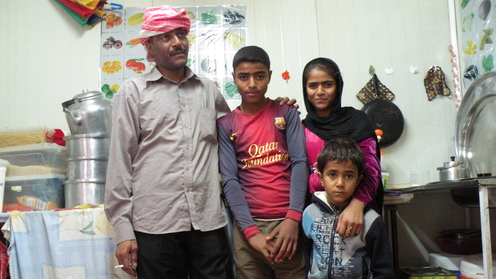 Rakan Sulfej now cares for his two nephews and niece, who were orphaned by ISIL's predecessor [Sofia Barbarani/Al Jazeera]