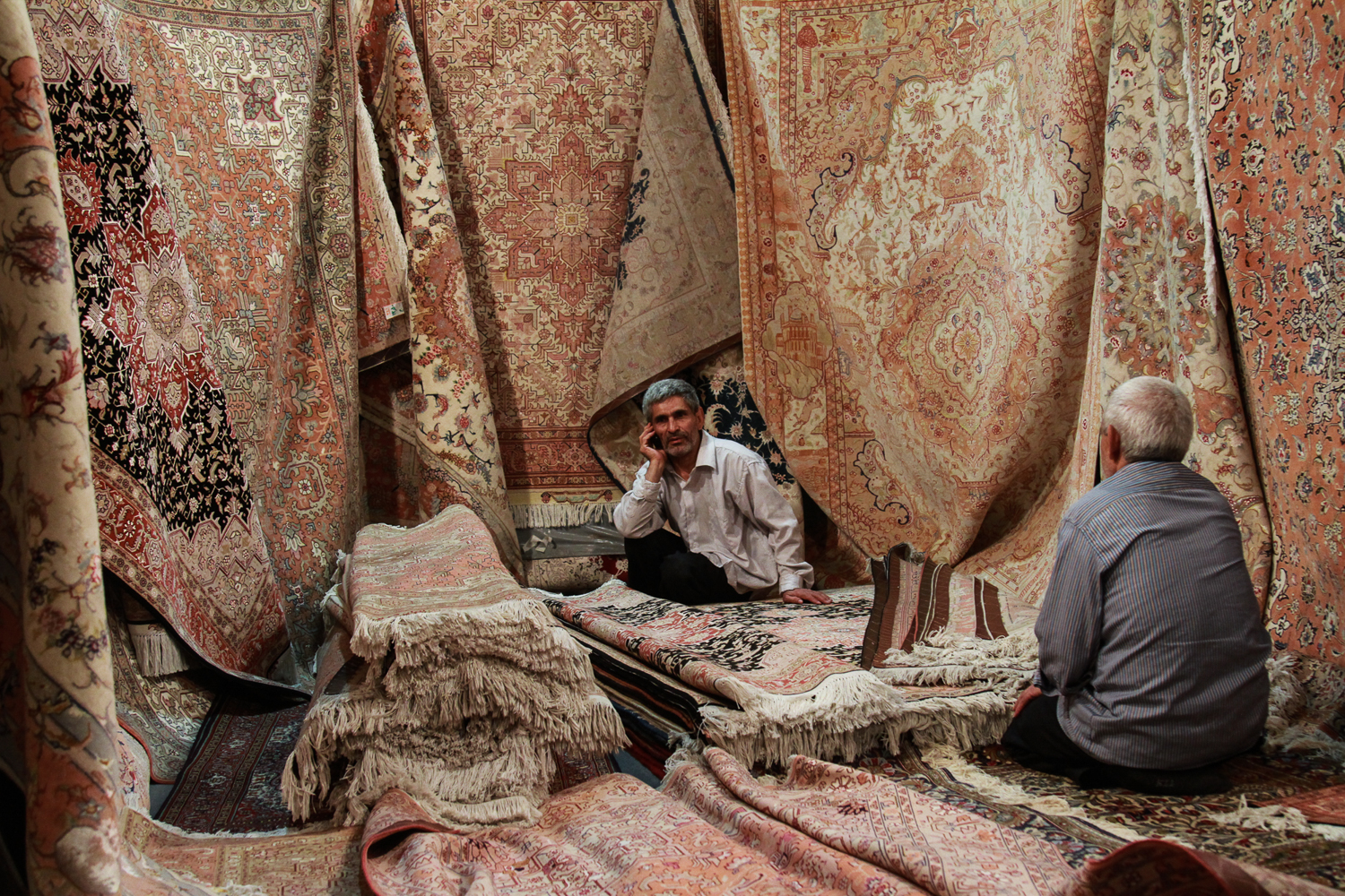 Persian carpets/ DO NOT USE/ RESTRICTED