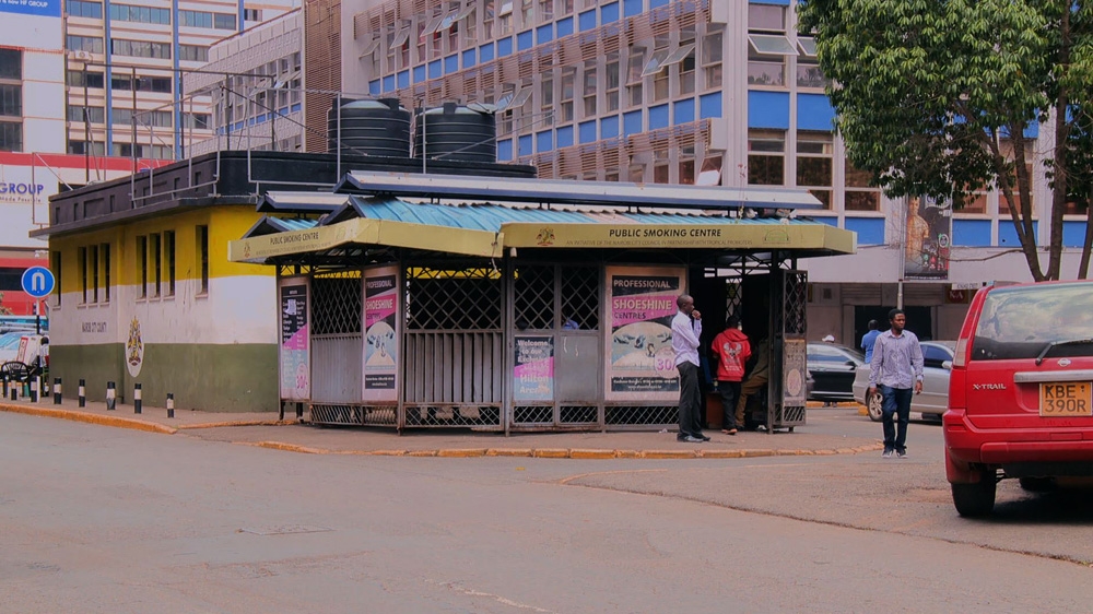 In Kenya, people are only allowed to smoke in designated smoking zones [Al Jazeera] 