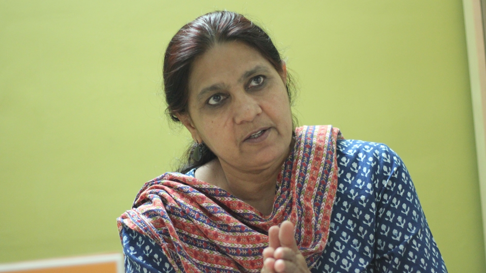 Jagmati Sangwan was allowed to attend school like her male siblings. But the education they received was far from equal [Showkat Shafi/Al Jazeera] 