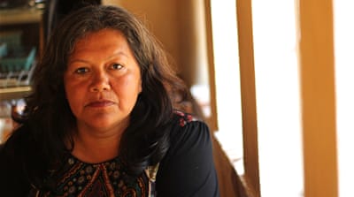 Marsha Small used ground-penetrating radar to discover hundreds of unmarked graves at the Chemawa Indian School’s cemetery [Marc Dadigan/Al Jazeera]