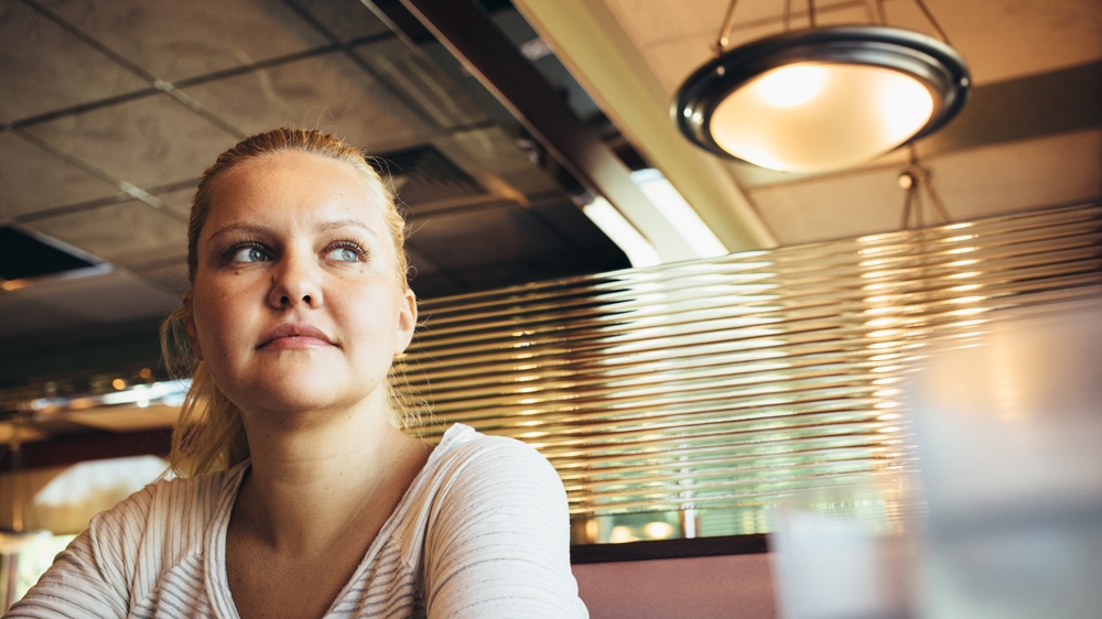 Thirty-three-year-old Natalia Kowal had moved to the United States from Kazakhstan in 1995 and didn't know she was stateless until she was detained in the US [Greg Kowal/Al Jazeera]