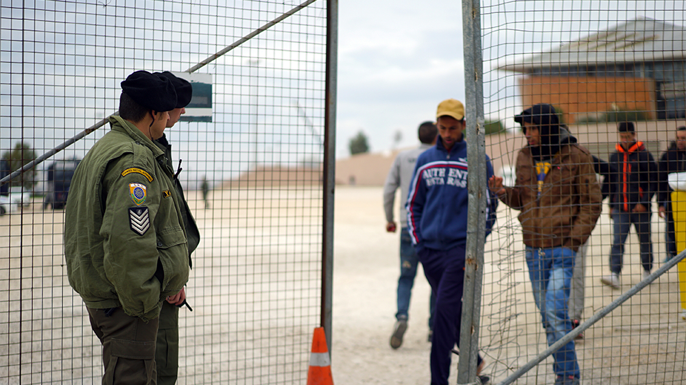 'Now we're stuck here like animals. I don't have money to eat, let alone send home' [Sorin Furcoi/Al Jazeera]