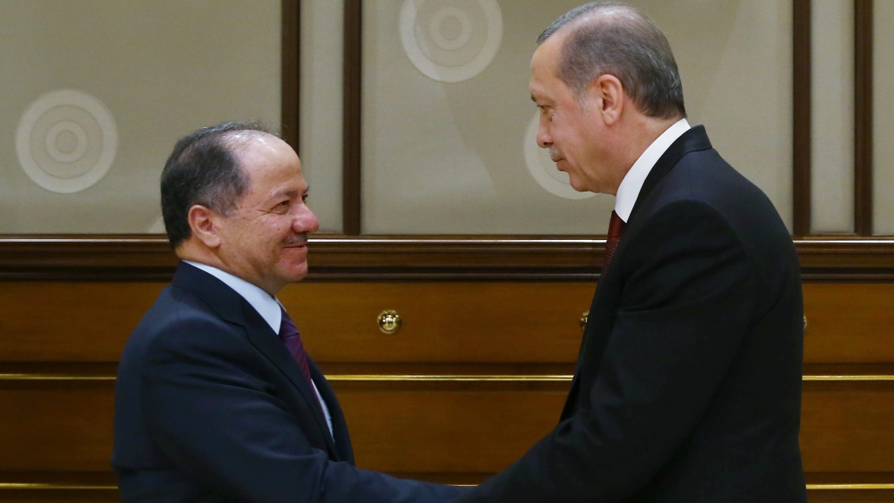 President of Iraqi Kurdistan Masoud Barzani in Turkey