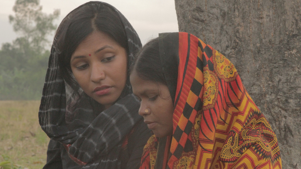 Thirteen-year-old Majeda was forced to marry a 40-year-old man last year. She tells reporter Tania Rashid that her husband beats her every day [Sumon Sarker/Al Jazeera]