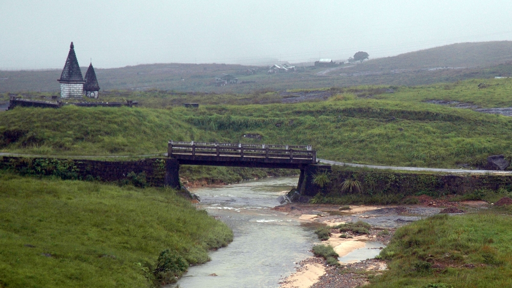 Swollen rivulets after heavy rain [Subhamoy Bhattacharjee  /   Al Jazeera  ] 