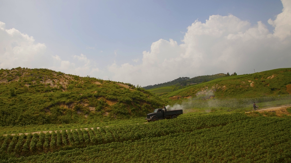 A lorry running on 'wood gas' – where wood is burned to create fuel in a country that faces fuel shortages [breathoflifestar]