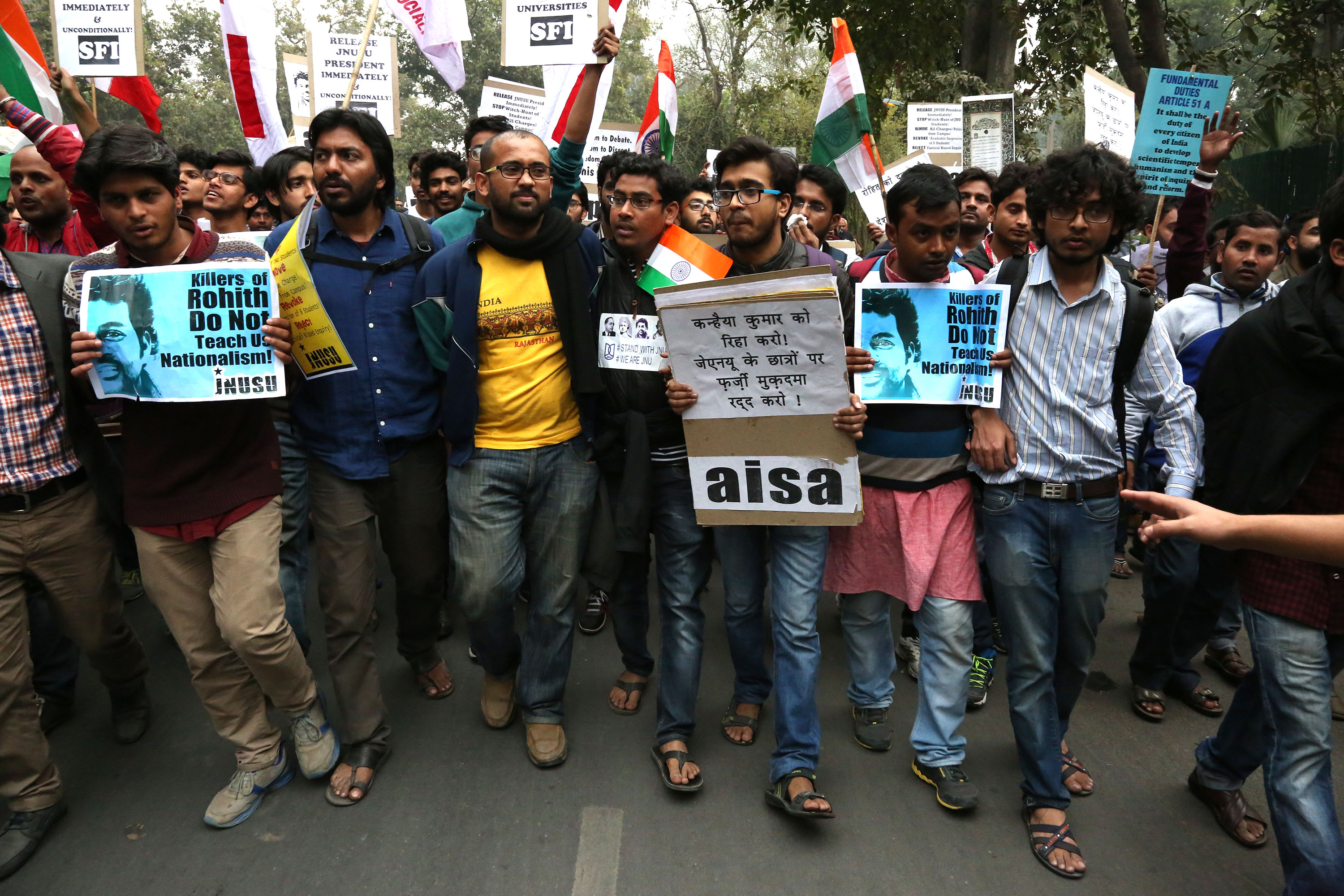 Protest In India [Showkat Shafi/Al Jazeera]