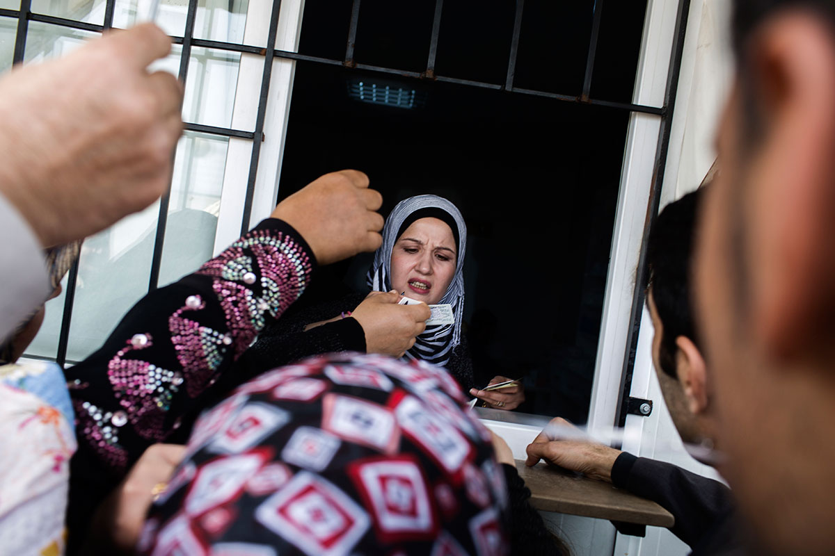 Refugees on Turkish- Syrian border/ Please Do Not Use