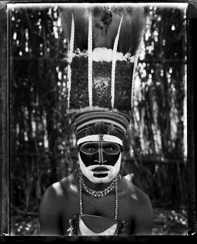 A Sing-Sing performer from the Southern Highlands at the Mount Hagen Show in the Western Highlands. 2004 [Stephen Dupont/Al Jazeera]