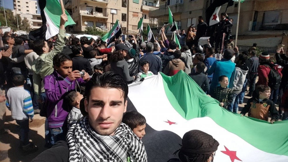  I held my camera and challenged the Assad regime by filming protests [Ward Mardini/Al Jazeera]