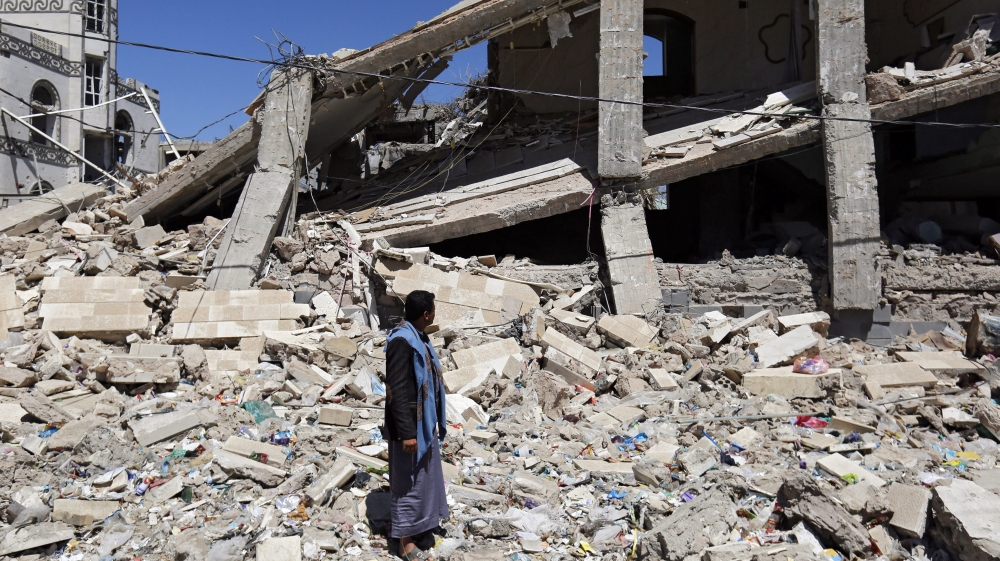 Rubble in Sana''a