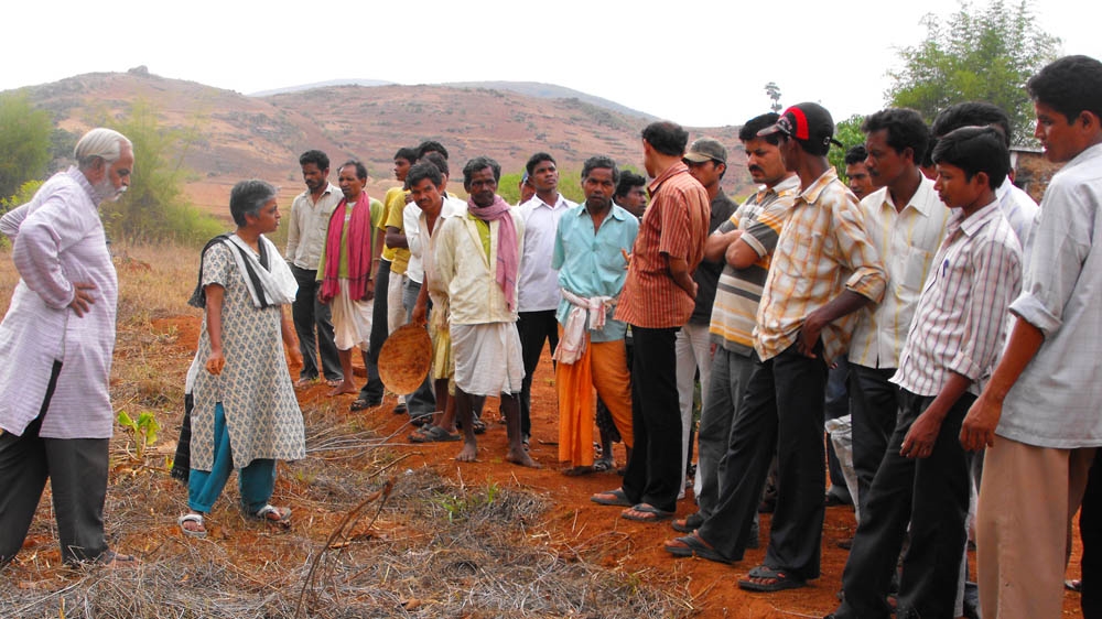 Vidhya has been designing creative solutions in agriculture [Chandrahas Choudhury/Al Jazeera] 