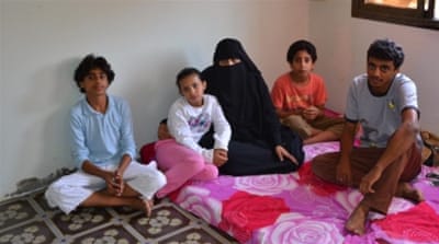 Ali says her young children remain traumatised from the explosions they witnessed in Sanaa [Al Jazeera]
