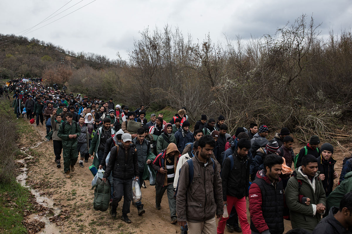 Refugees keep on arriving at Idomeni camp/ Please Do Not Use