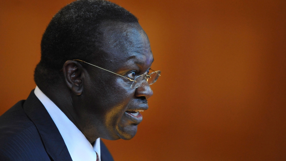 Riek Machar, South Sudan rebel leader