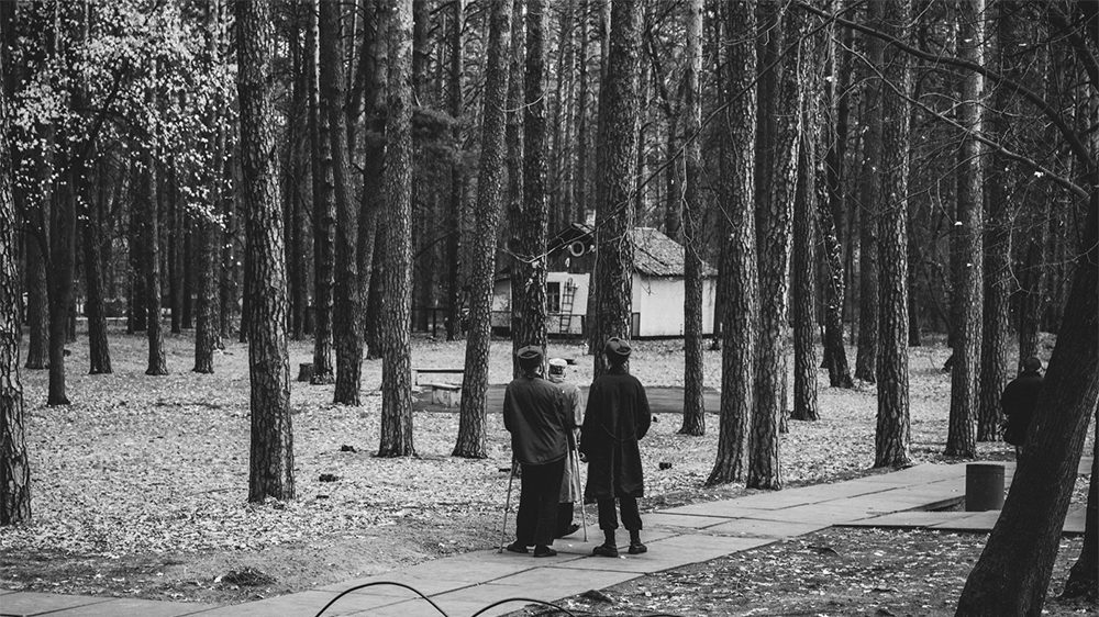 Irpin Military Hospital is just outside Kiev, in the middle of a forest [Ioana Moldovan/Al Jazeera]
